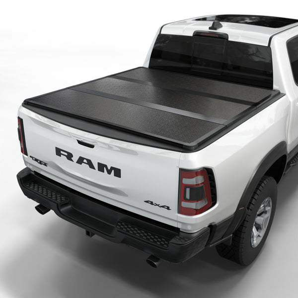 Dodge Ram 1500 - Hard Trifold Truck Bed Tonneau Cover - Without Ram Box - 2002 - 2026