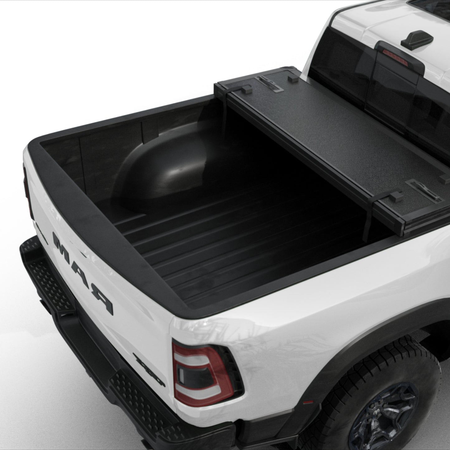 Dodge Ram 1500 - Hard Trifold Truck Bed Tonneau Cover - Without Ram Box - 2002 - 2025