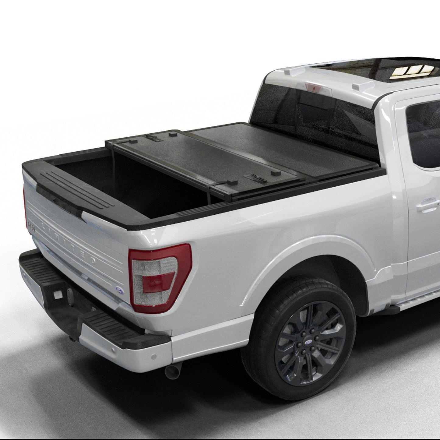 Ford F150 (2015–2025) – Hard Folding Truck Bed Tonneau Cover