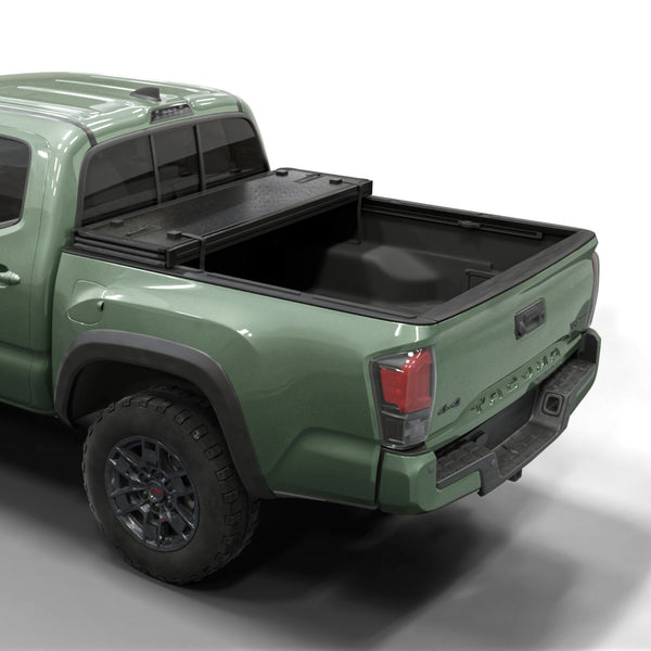 Toyota Tacoma - Hard Trifold Truck Bed Tonneau Cover - w/OE Track System