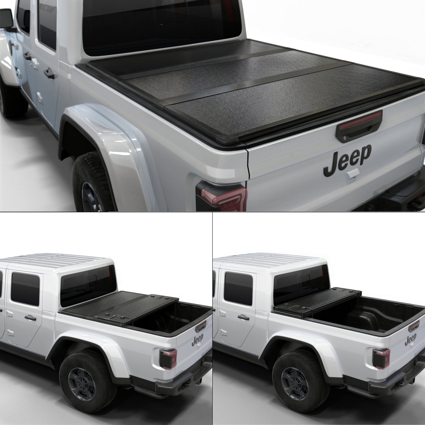 Jeep Gladiator (2020–2026) – Hard Folding Truck Bed Tonneau Cover - 5' Bed (60.3")