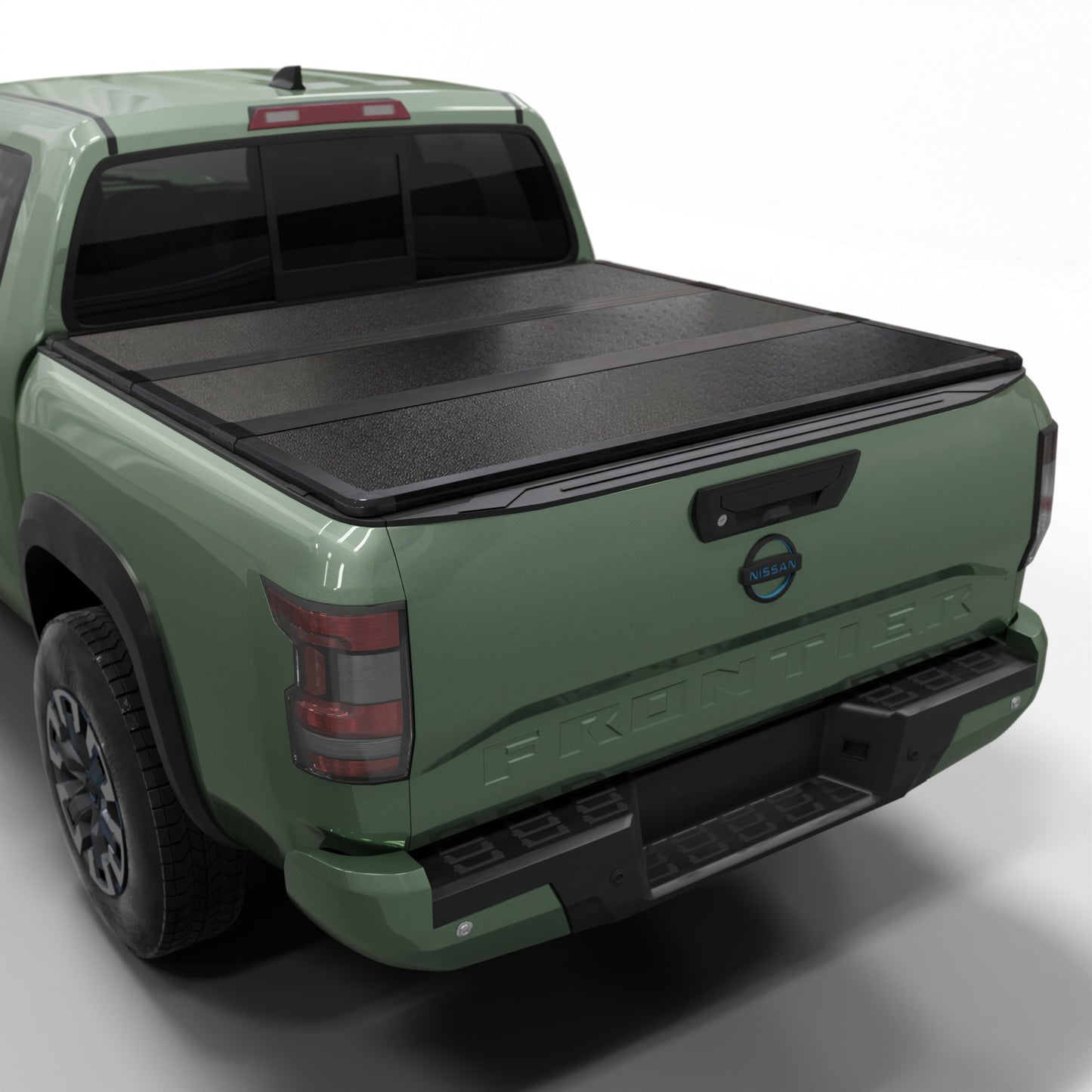 Nissan Frontier Hard Folding Truck Bed Tonneau Cover Fits (2005-2026) 5ft Bed (60")