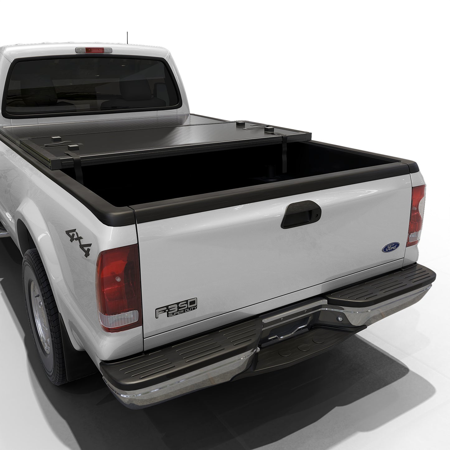 Ford F-250/F-350 Super Duty (1999-2016) - Hard Trifold Truck Bed Tonneau Cover - 8FT Bed (98")