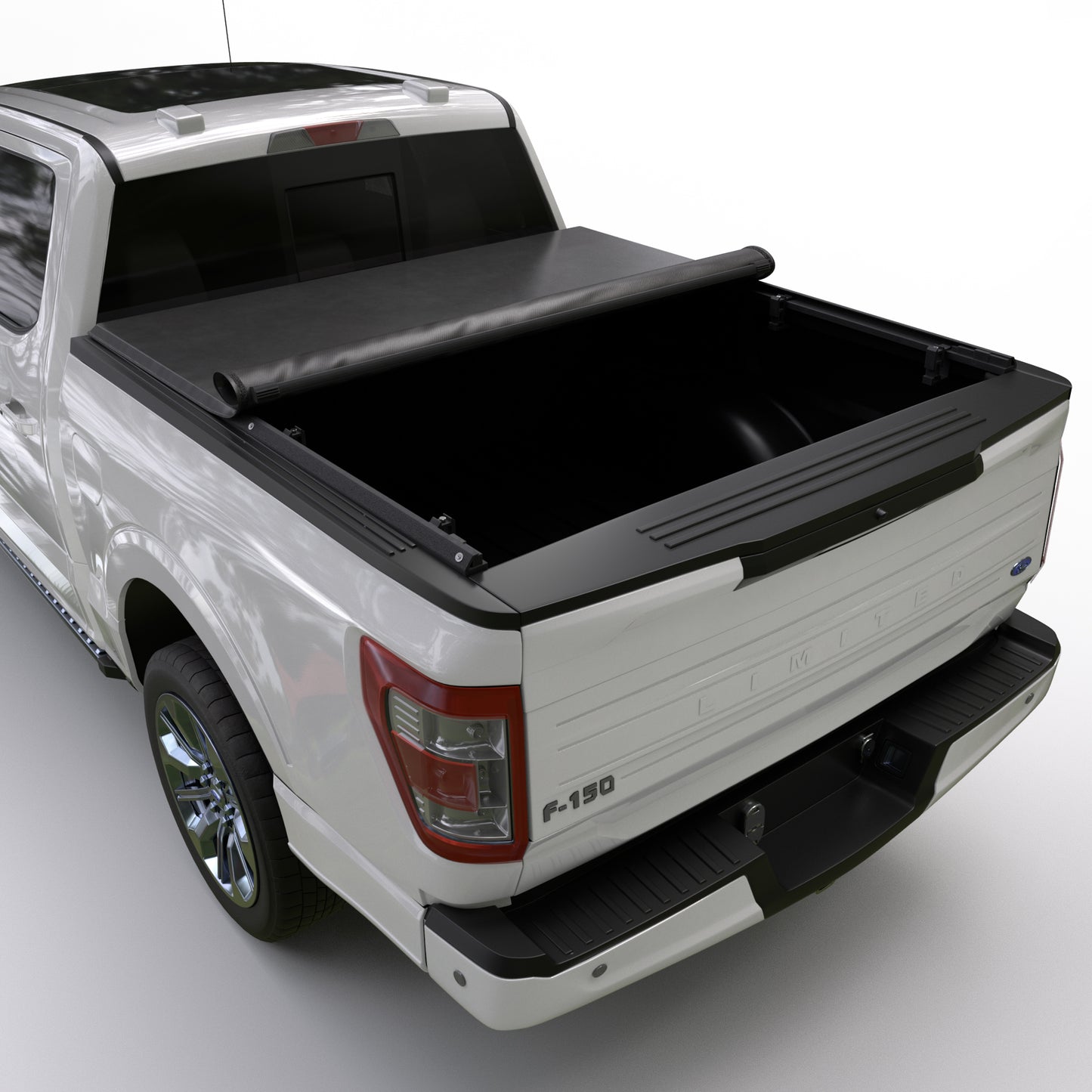 Ford F150 | F150 Lightning (2015 - 2025) Soft Roll Up Truck Bed Tonneau Cover - 5'5"Bed (66")