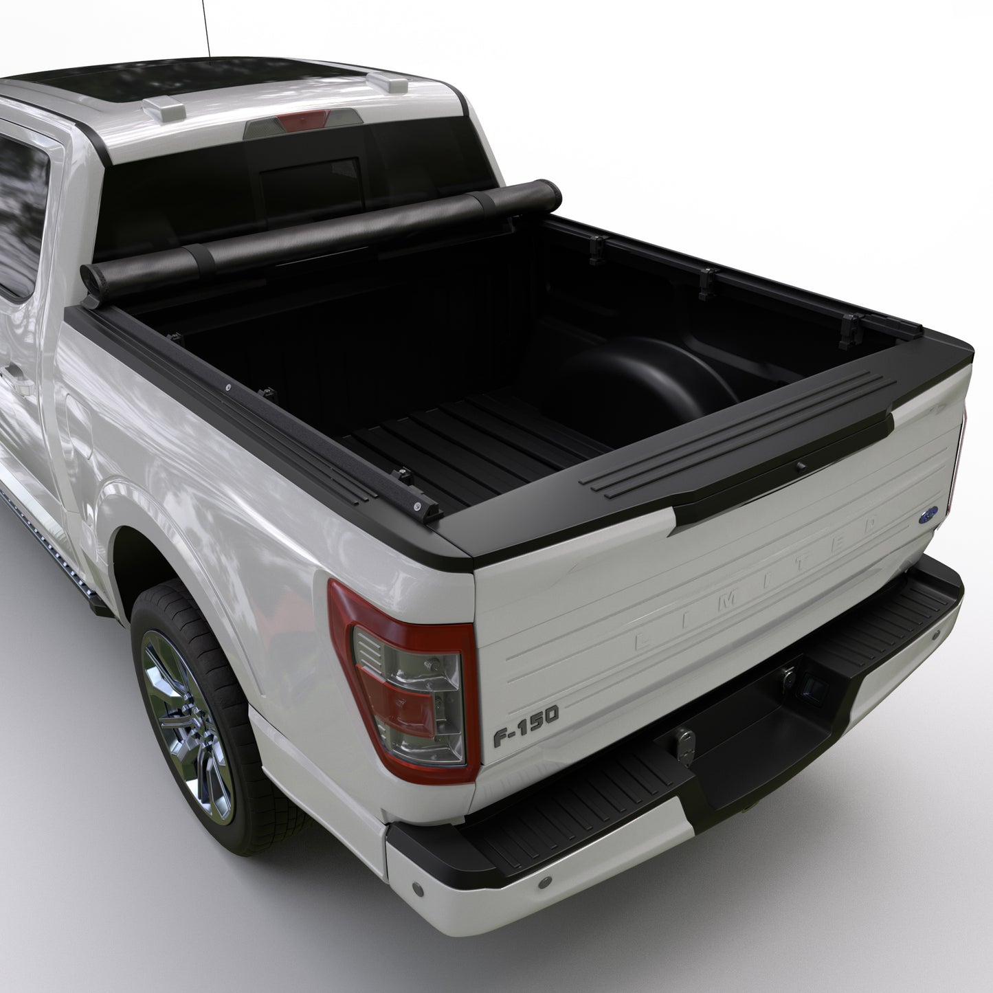 Ford F150 | F150 Lightning (2015 - 2025) Soft Roll Up Truck Bed Tonneau Cover - 5'5"Bed (66")