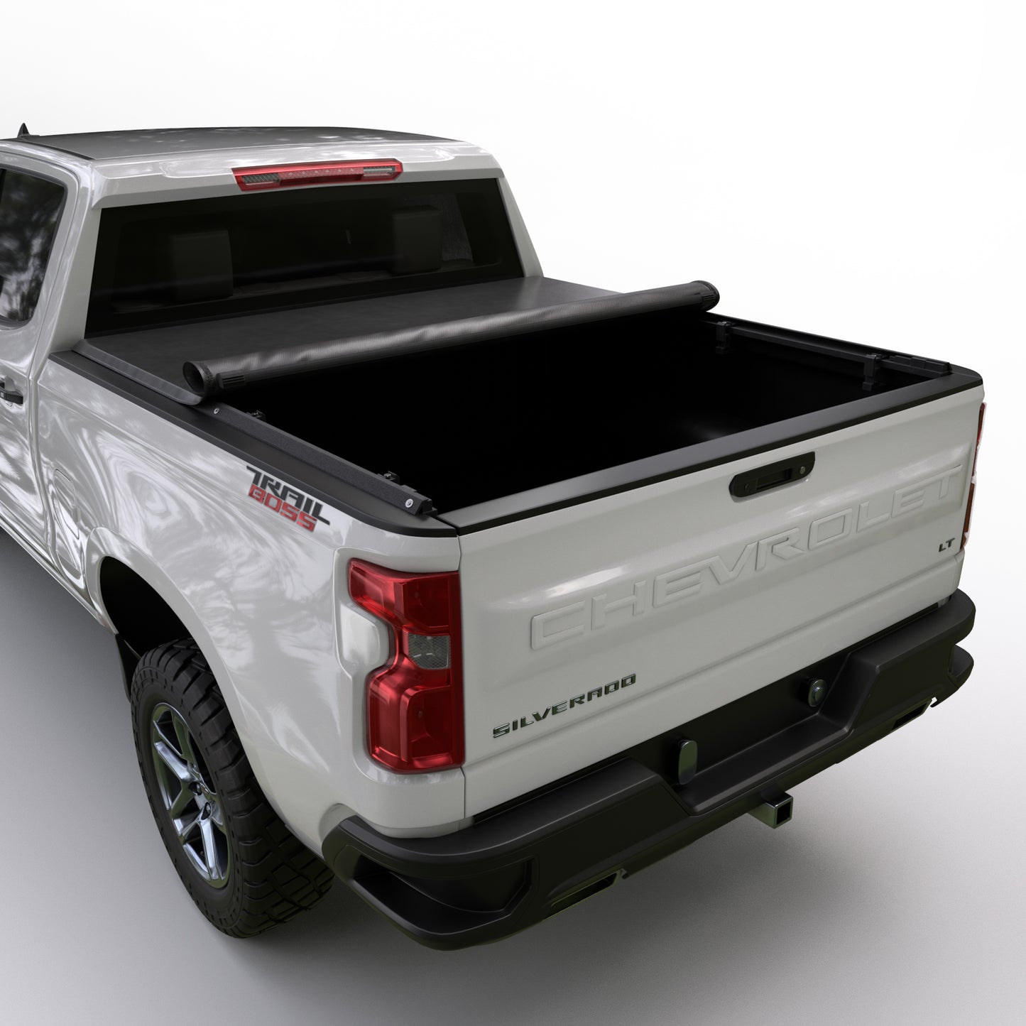 Chevy Silverado/GMC Sierra (2019 - 2025) - Soft Roll Up Truck Bed Tonneau Cover - (5'8" Bed (69.6")