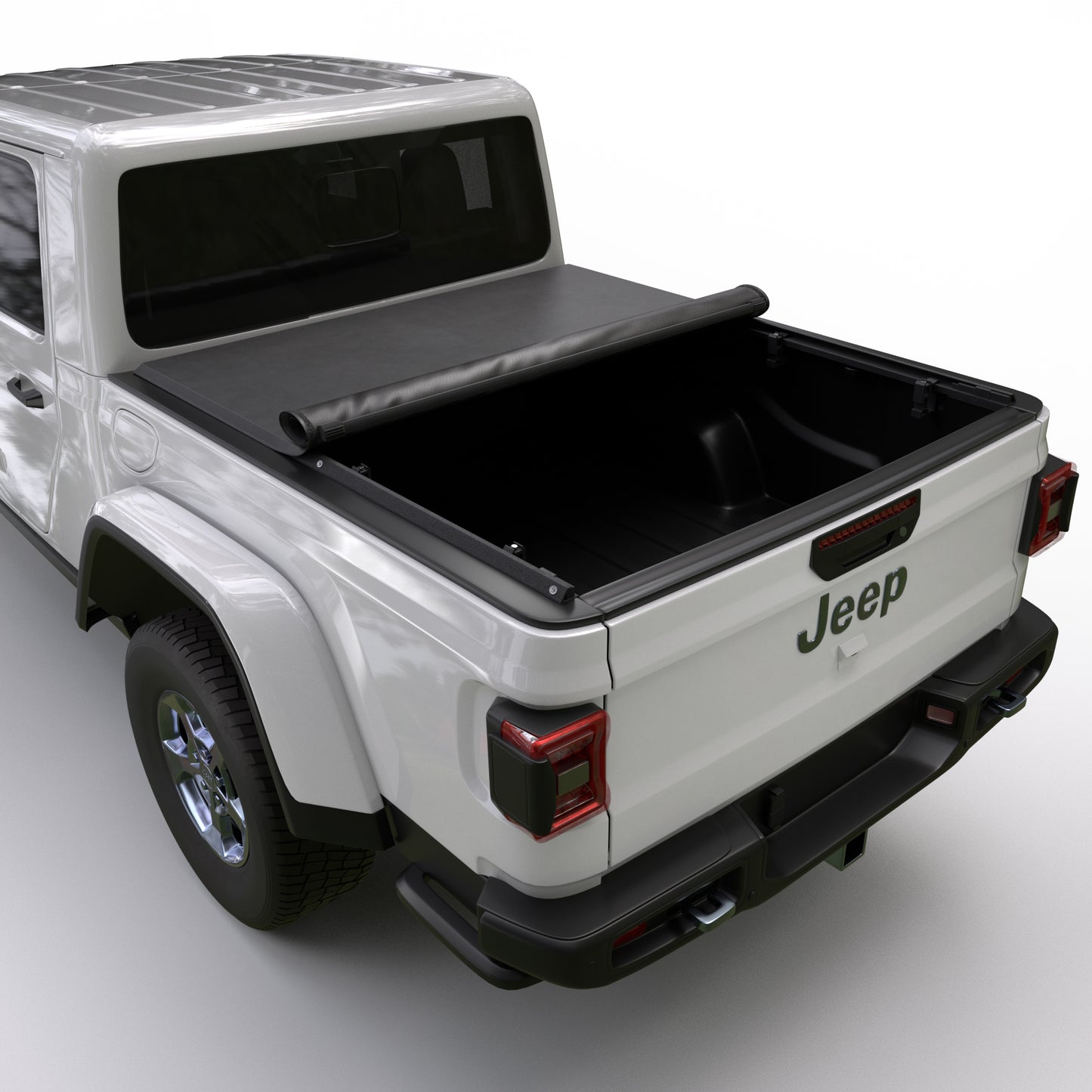 Jeep Gladiator (2020 - 2025 ) Soft Roll Up Truck Bed Tonneau Cover - 5' Bed (60.3")