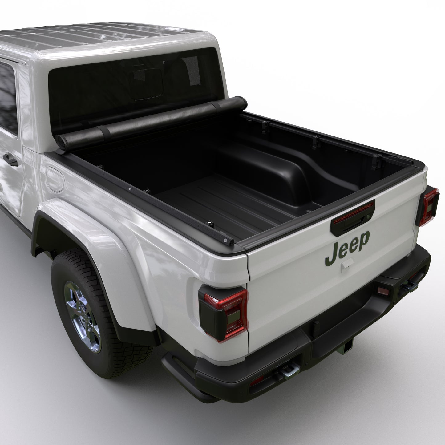 Jeep Gladiator (2020 - 2025 ) Soft Roll Up Truck Bed Tonneau Cover - 5' Bed (60.3")