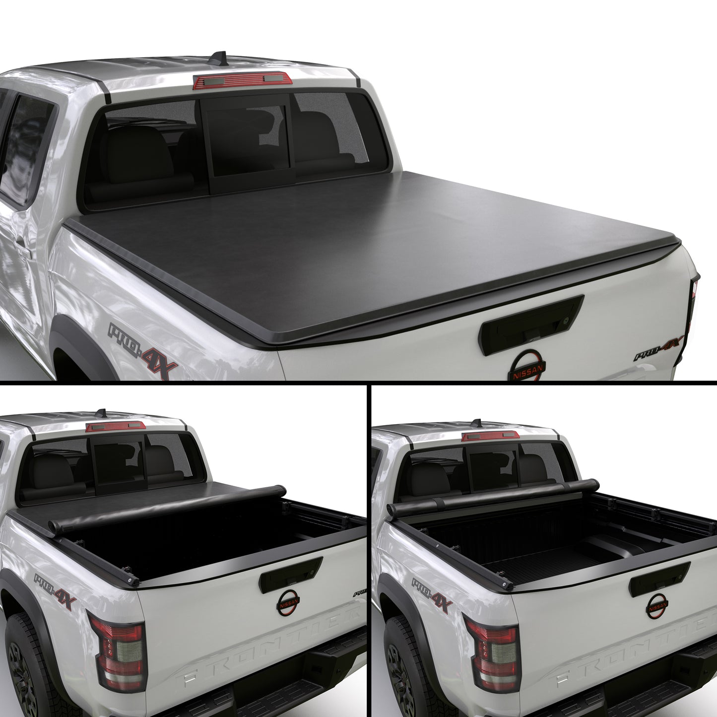 Nissan Frontier Soft Roll Up Truck Bed Tonneau Cover Fits 2005 - 2025 5ft Bed (60")