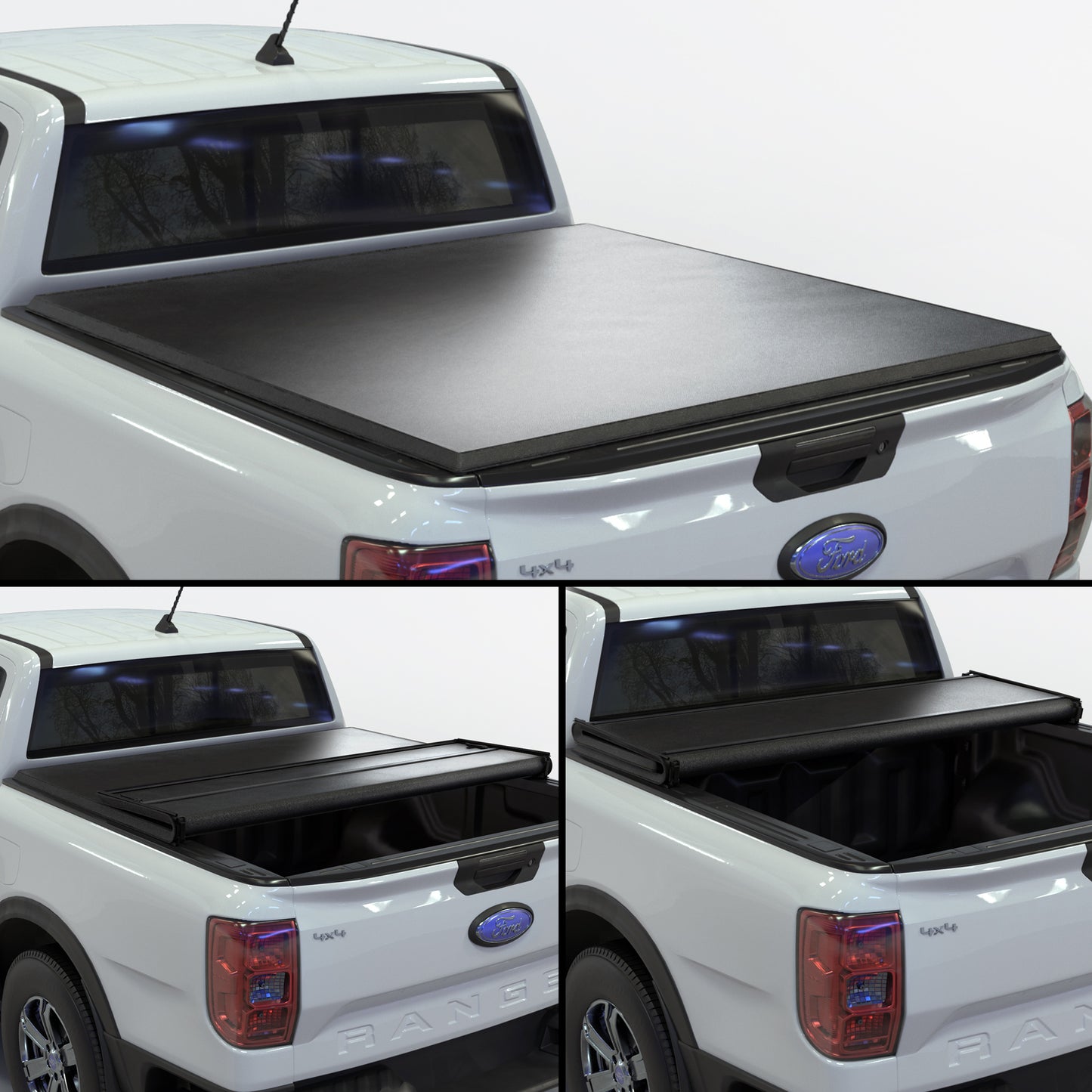 Ford Ranger (2019-2025) - Soft Trifold Truck Bed Tonneau Cover - 5'1" Bed (61")
