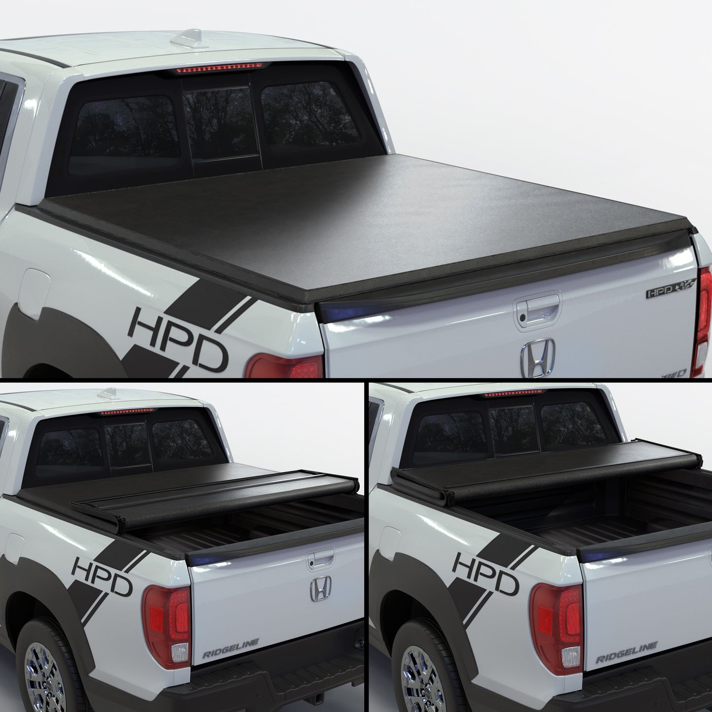Honda Ridgeline (2017-2025) - Soft Folding Truck Bed Tonneau Cover - 5'3" Bed (64")
