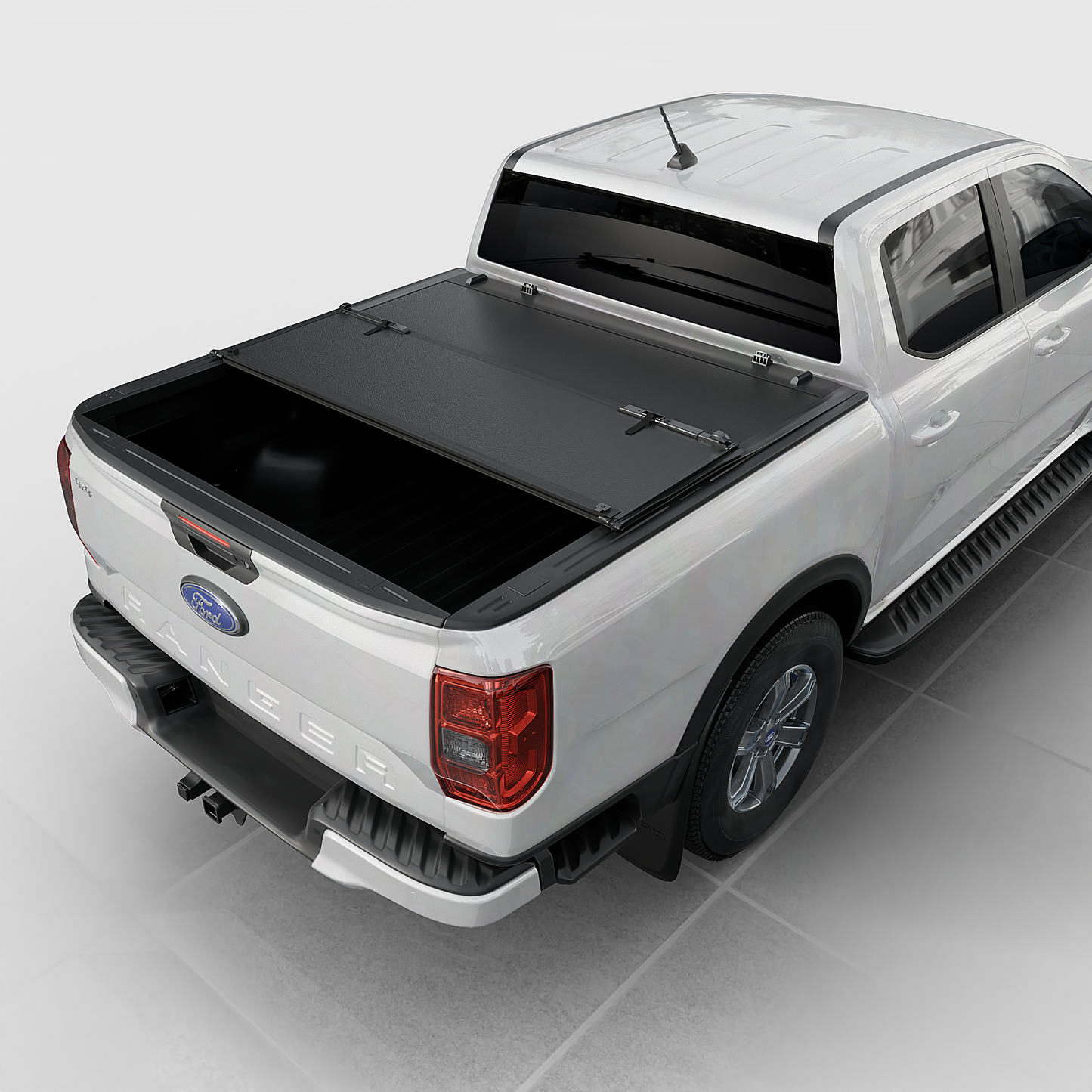 Ford Ranger (2019-2025) - Low Profile Hard Folding Truck Bed Tonneau Cover - 5'1" Bed (61")