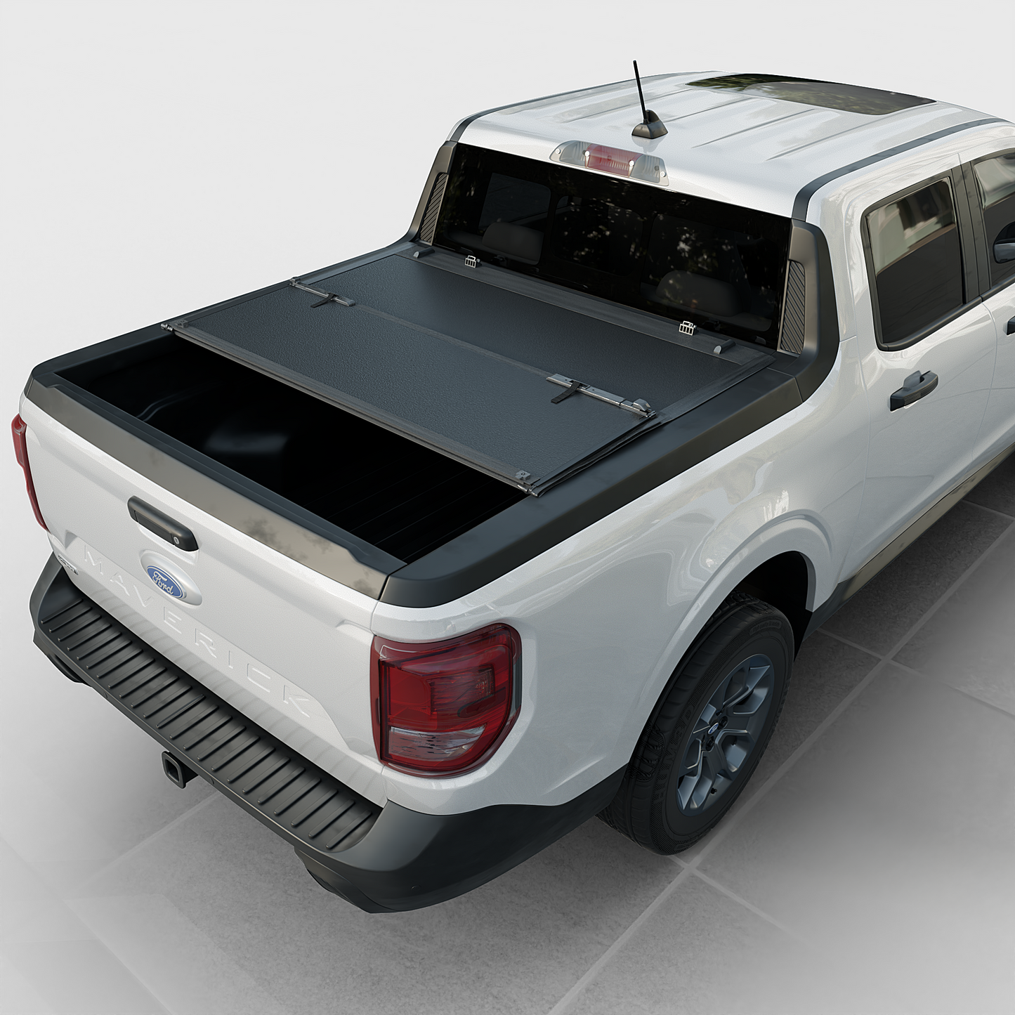 Ford Maverick (2022-2026) - Low Profile Hard Folding Truck Bed Tonneau Cover - 4'6" Bed (54.4")