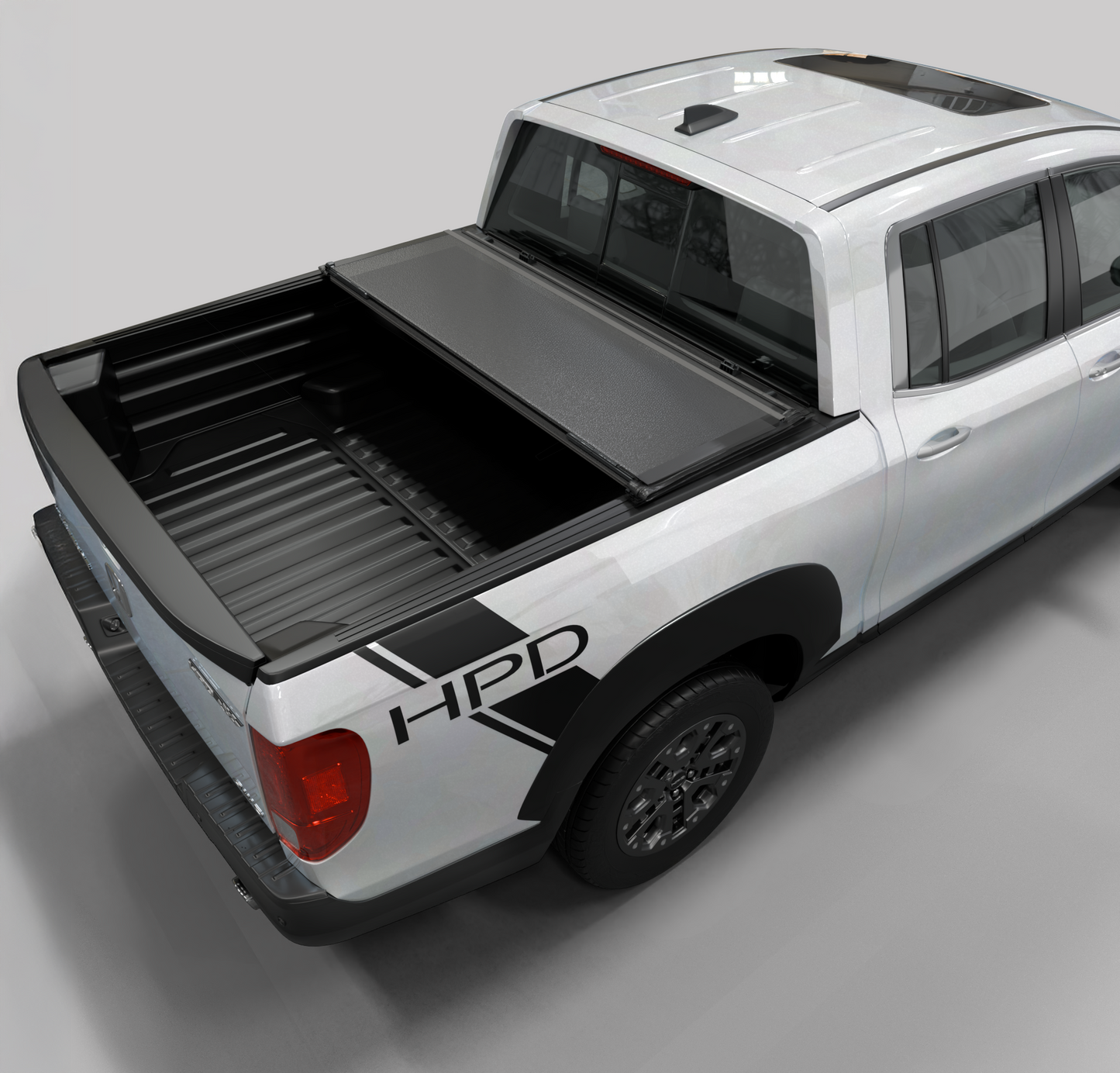 Honda Ridgeline (2017-2025) - Low Profile Hard Folding Truck Bed Tonneau Cover - 5' Bed (64")
