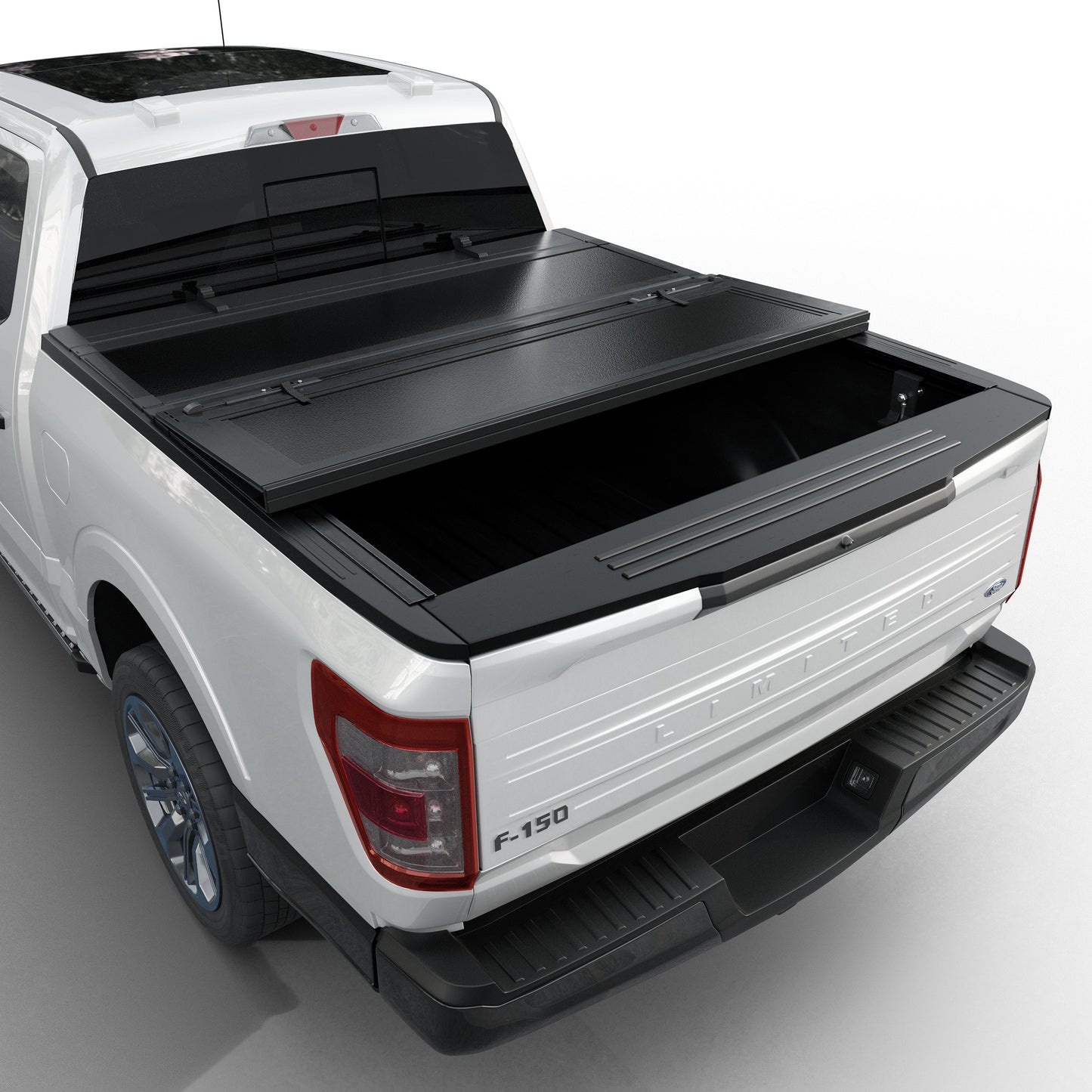 Ford F-150 - Low Profile Flip Up Truck Bed Tonneau Cover