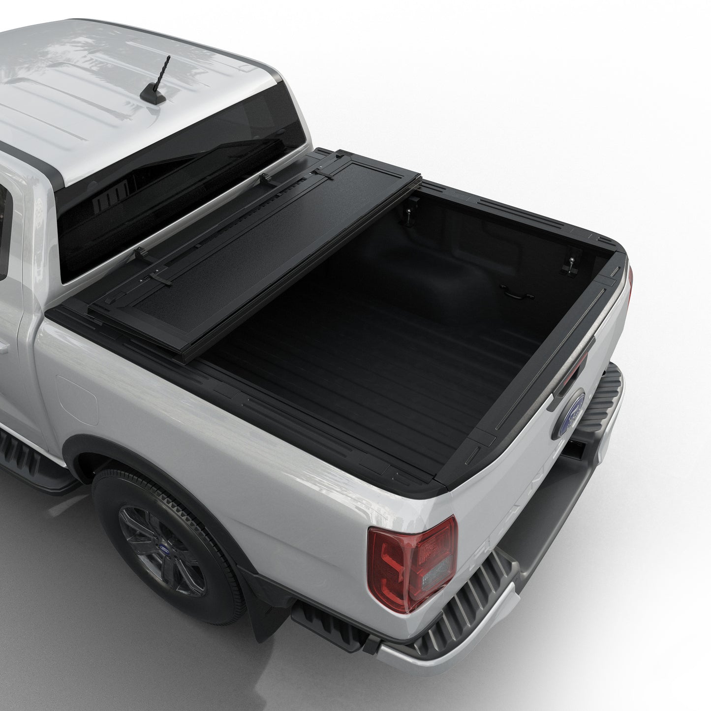 Ford Ranger (2019-2025) - Low Profile Flip Up Truck Bed Tonneau Cover - 5'1" Bed (61")