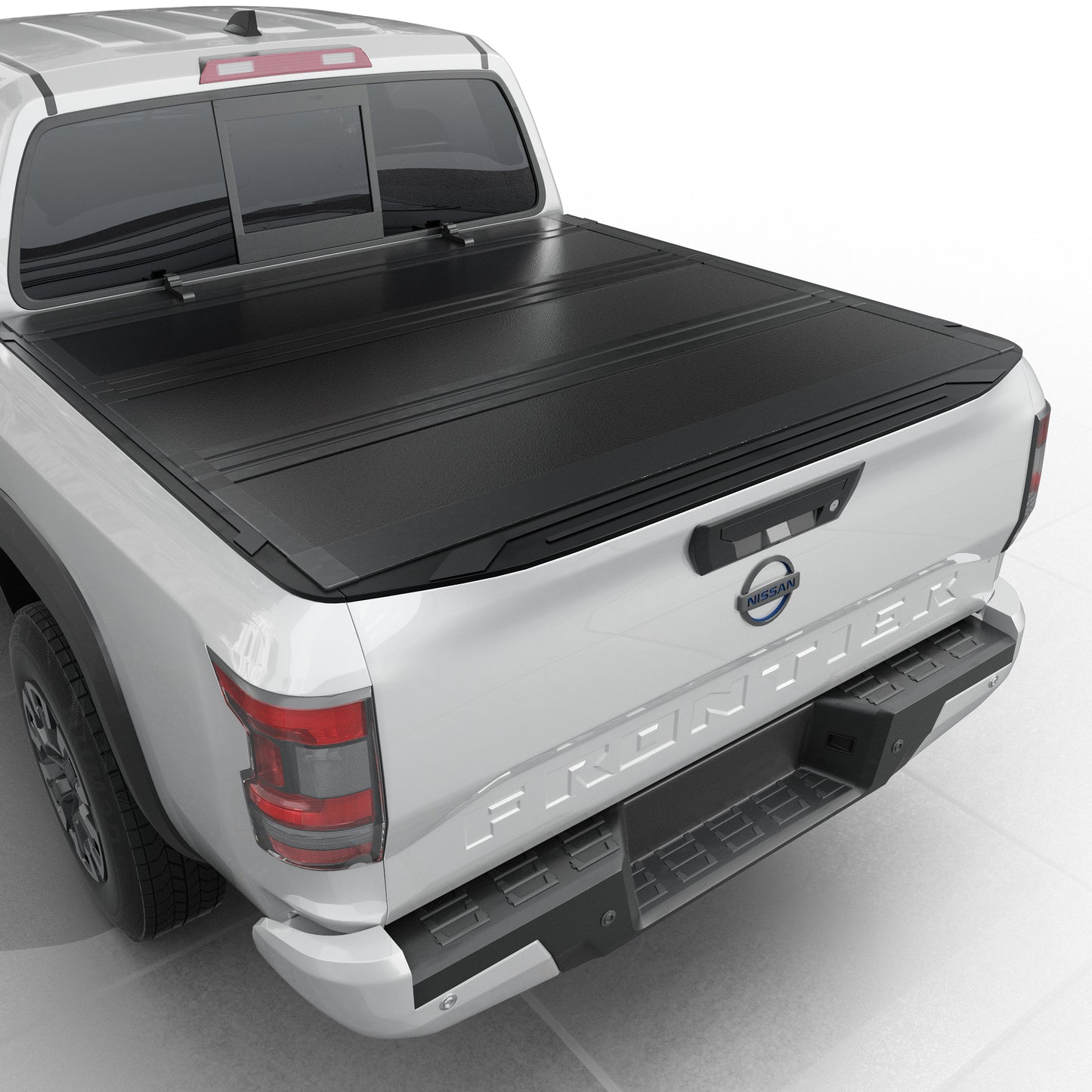 Nissan Frontier - Low Profile Flip Up Truck Bed Tonneau Cover - 5' Bed (60")