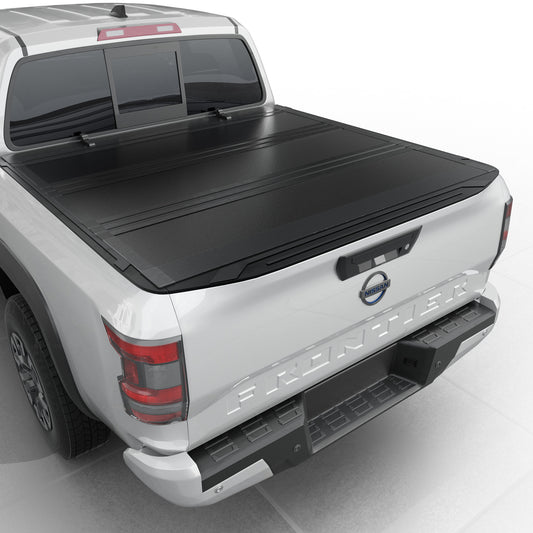 Nissan Frontier - Low Profile Flip Up Truck Bed Tonneau Cover - 5' Bed (60")