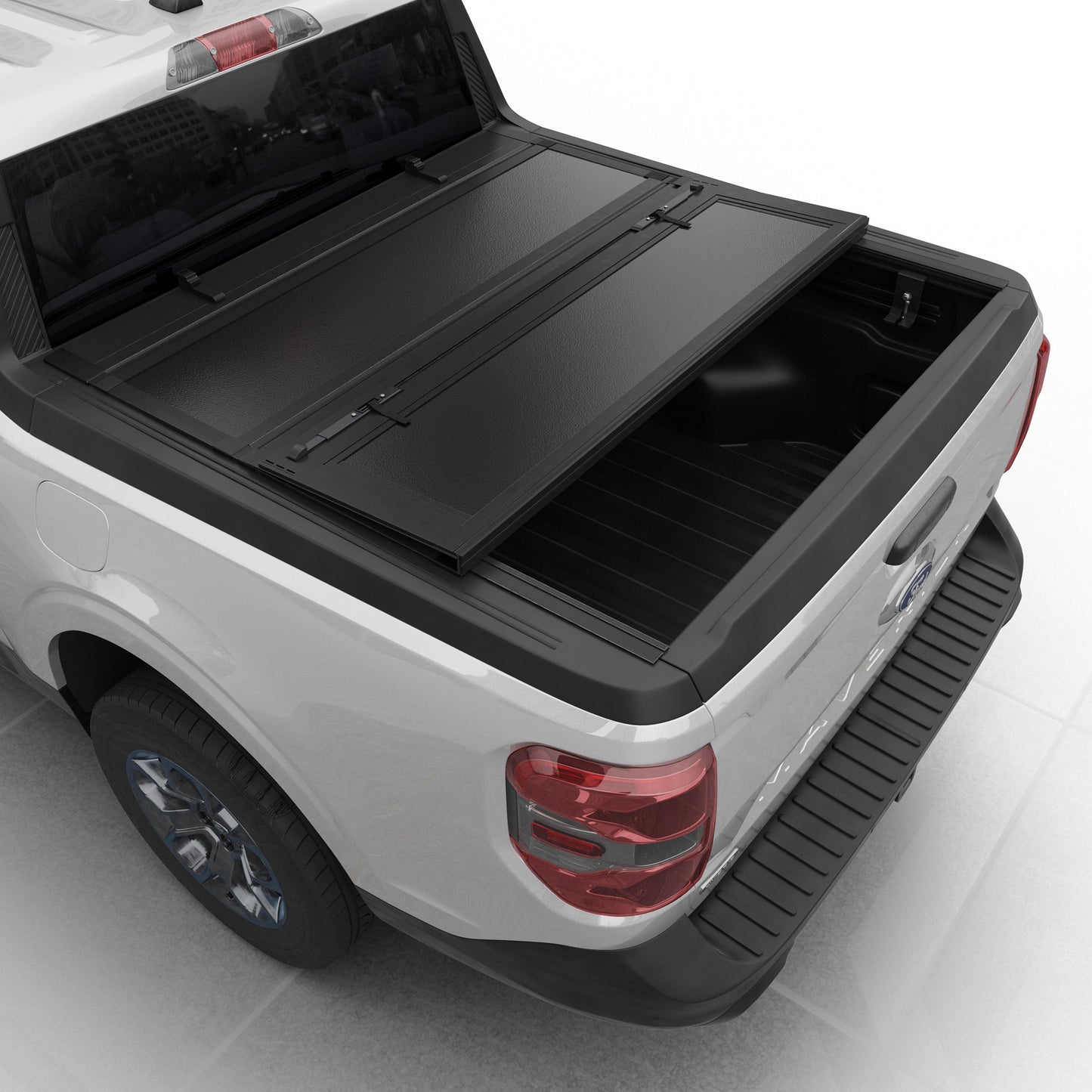 Ford Maverick (2022-2025) - Low Profile Flip Up Truck Bed Tonneau Cover - 4'6" Bed (54.4")