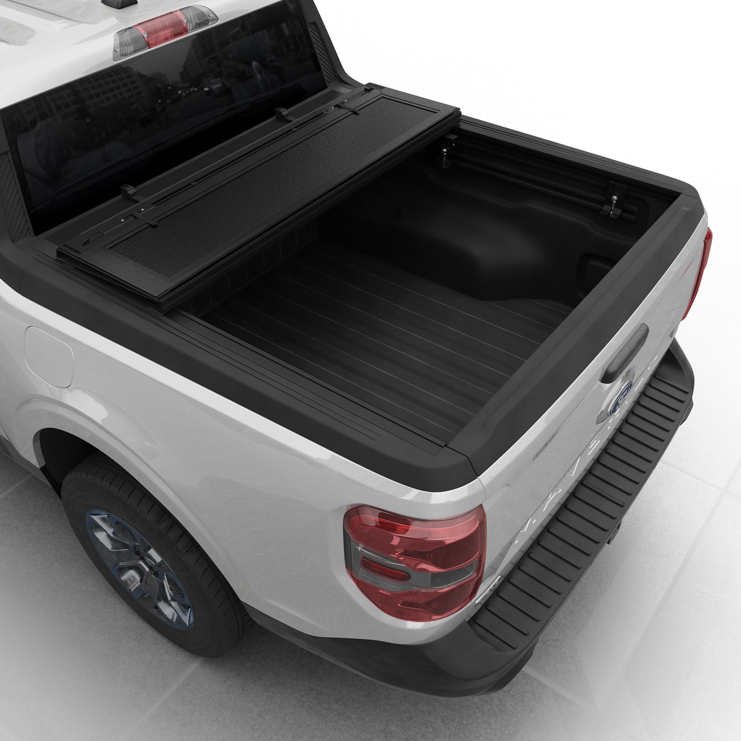Ford Maverick (2022-2025) - Low Profile Flip Up Truck Bed Tonneau Cover - 4'6" Bed (54.4")