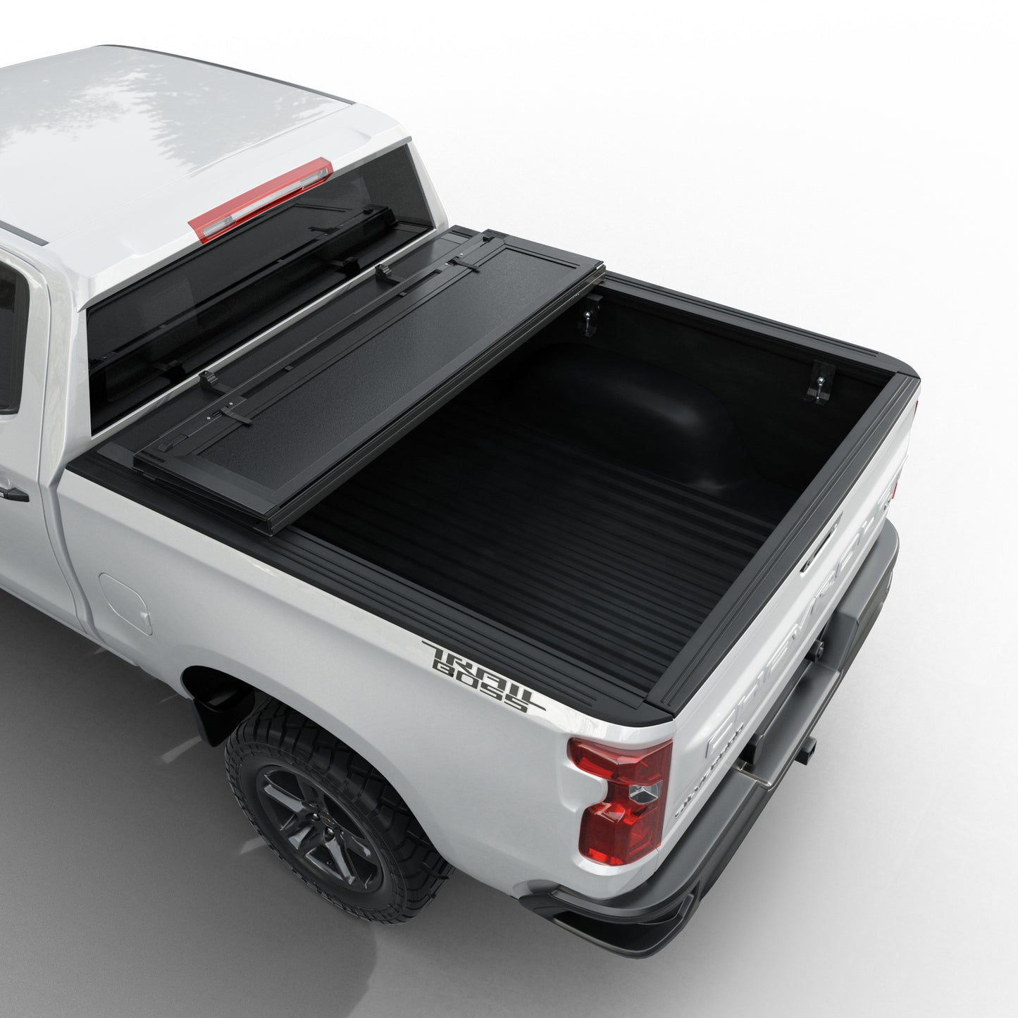 Chevy Silverado/GMC Sierra 2500/3500 HD New Body Style (2020-2026) - Low Profile Flip Up Truck Bed Tonneau Cover - 6.9FT Bed (82.2")
