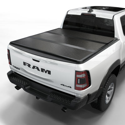 Dodge Ram 1500 - Hard Trifold Truck Bed Tonneau Cover - Without Ram Box - 2002 - 2025