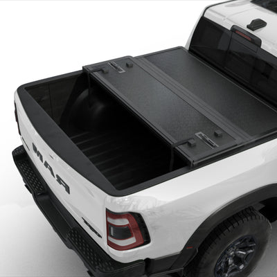 Dodge Ram 1500 - Hard Trifold Truck Bed Tonneau Cover - Without Ram Box - 2002 - 2025