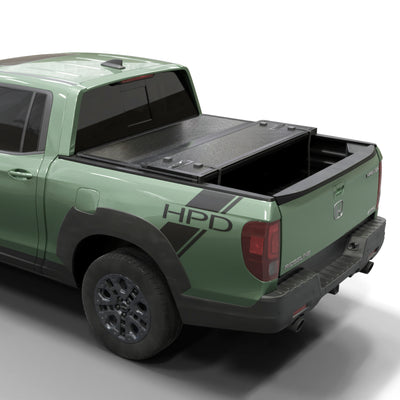 Honda Ridgeline (2017–2025) Hard Folding Truck Bed Tonneau Cover - 5' Bed (64