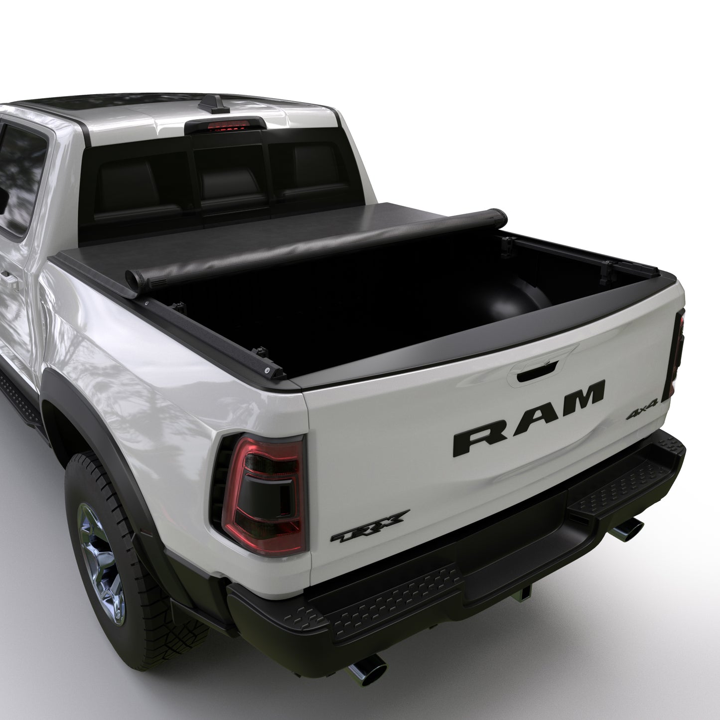 Soft Roll Up Truck Bed Tonneau Cover|SR012|Fits 2009 - 2025 Dodge Ram 1500 6' 4" Bed Without Ram Box (76.3)
