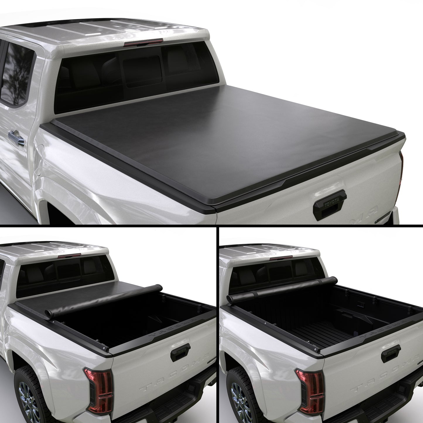 Toyota Tacoma 2016 - 2025 Soft Roll Up Truck Bed Tonneau Cover