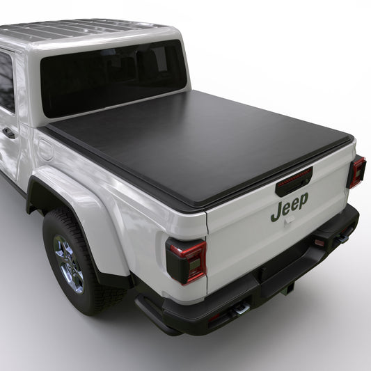 Jeep Gladiator (2020 - 2025 ) Soft Roll Up Truck Bed Tonneau Cover - 5' Bed (60.3")