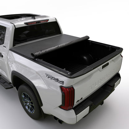 Soft Roll Up Truck Bed Tonneau Cover|SR035|Fits 2022 - 2026 Toyota Tundra 6'6" Bed (78")