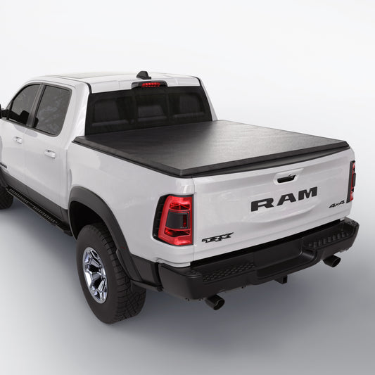 Dodge Ram 1500 (2009 - 2025) - Soft Trifold Truck Bed Tonneau Cover - Without Ram Box