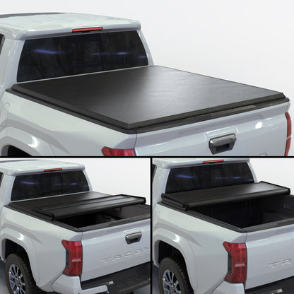 Toyota Tacoma - Soft Trifold Truck Bed Tonneau Cover - w/OE Track System