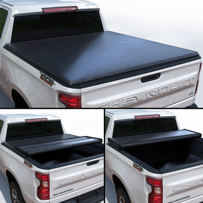 Chevy Silverado/GMC Sierra (2019-2025) - Soft Trifold Truck Bed Tonneau Cover