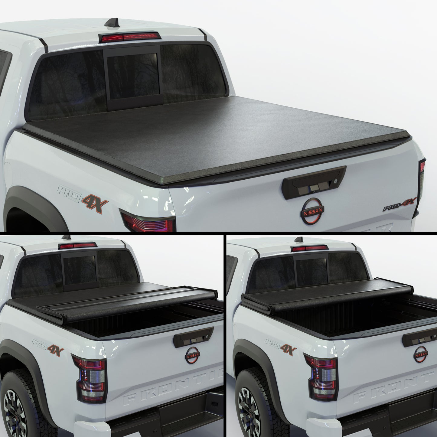 Nissan Frontier (2005-2025) - Soft Folding Truck Bed Tonneau Cover - 5' Bed (60")