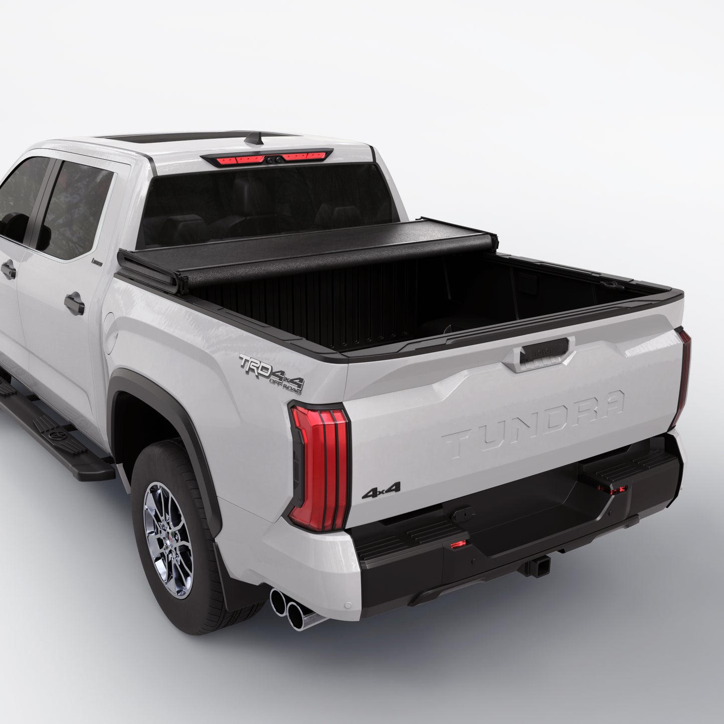 Toyota Tundra - Soft Trifold Truck Bed Tonneau Cover - With OE Rail System