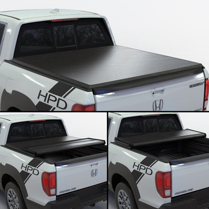 Honda Ridgeline (2017-2025) - Soft Folding Truck Bed Tonneau Cover - 5'3" Bed (64")