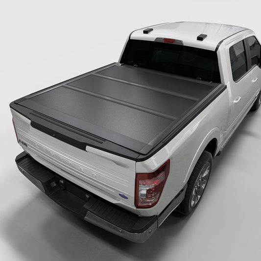Ford F-150 (2015-2025) - Low Profile Hard Folding Truck Bed Tonneau Cover