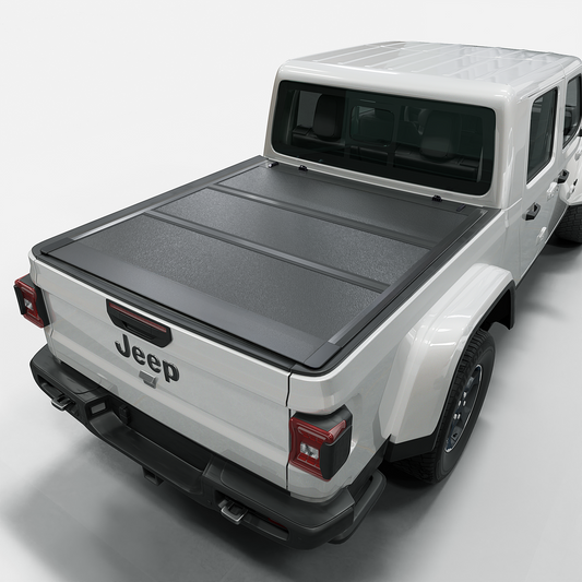 Jeep Gladiator (2020-2025) - Low Profile Hard Folding Truck Bed Tonneau Cover - 5' Bed (60.3")