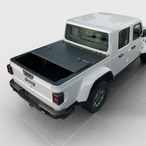 Jeep Gladiator (2020-2025) - Low Profile Hard Folding Truck Bed Tonneau Cover - 5' Bed (60.3