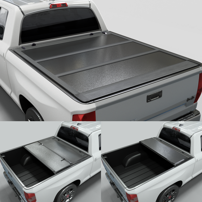 Toyota Tundra (2022-2025) - Low Profile Hard Folding Truck Bed Tonneau Cover