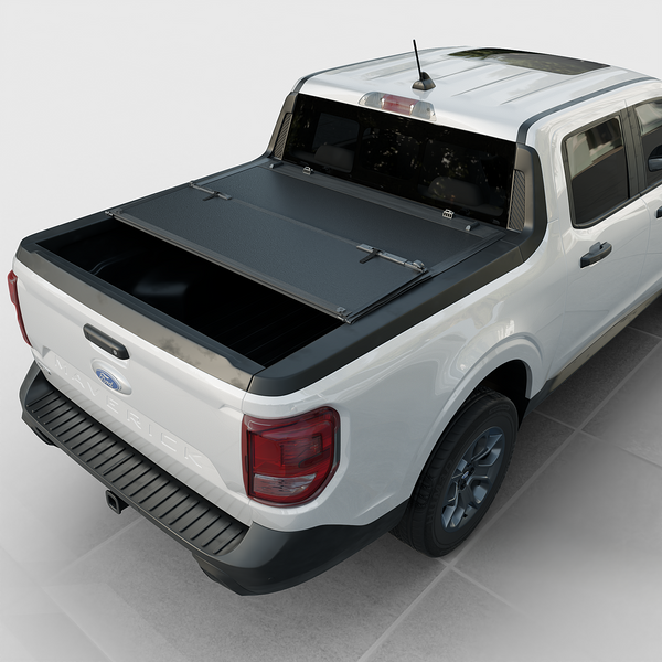 Ford Maverick (2022-2025) - Low Profile Hard Folding Truck Bed Tonneau Cover - 4'6