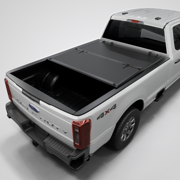 Ford F-250/F-350 Super Duty (2017-2026) - Low Profile Hard Folding Truck Bed Tonneau Cover - 6.75FT Bed (82