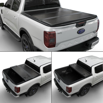 Ford Ranger (2019-2025) - Hard Trifold Truck Bed Tonneau Cover - 5' 1" Bed (61")