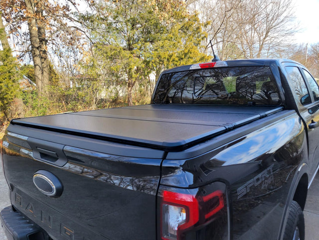 Hard Trifold Truck Bed Tonneau Cover|THTF032| Fits 2019-2025 Ford Ranger 5' 1" Bed (61")