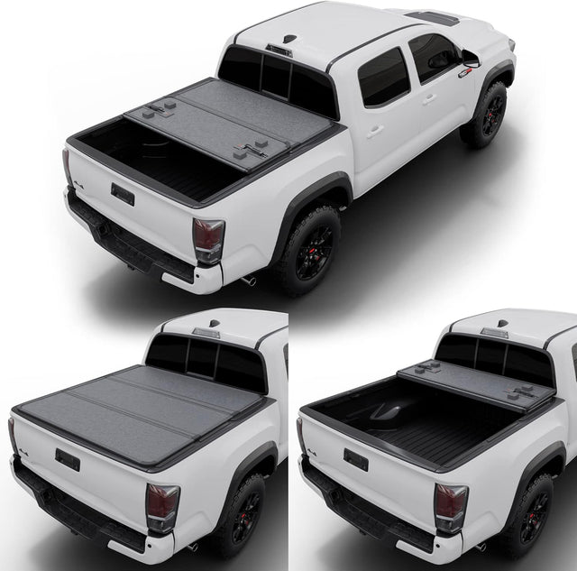 Hard Trifold Truck Bed Tonneau Cover|HTF033|Fits 2005-2025 Nissan Frontier 5ft Bed (60")