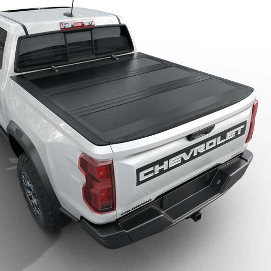 Chevy Colorado/GMC Canyon (2015-2025) - Low Profile Flip Up Truck Bed Tonneau Cover - 5.3FT Bed (62.7")