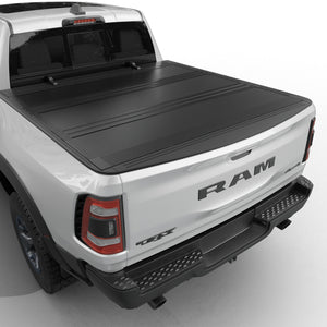 Dodge Ram 1500 - Low Profile Flip Up Truck Bed Tonneau Cover - Without Ram Box