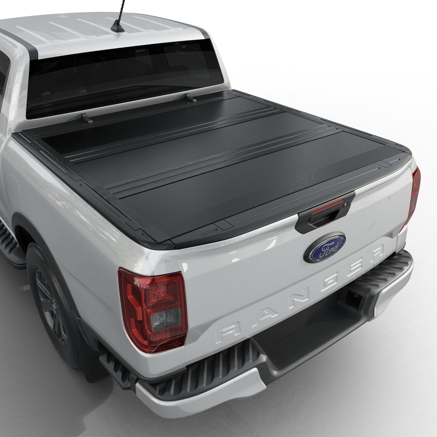 Ford Ranger (2019-2025) - Low Profile Flip Up Truck Bed Tonneau Cover - 5'1" Bed (61")